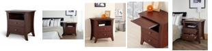 Furniture of America Grover 2-Drawer Nightstand With Tray